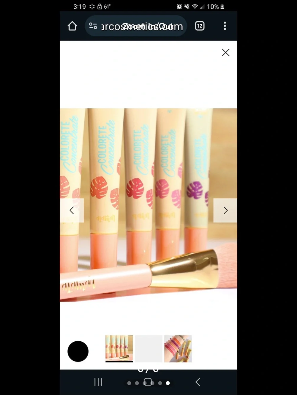 Alamar Colorete Concentrate Liquid Blush in Amor De Melocoton (Peachy Coral )NEW